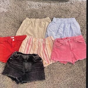Girls Multi-Color Shorts Collection